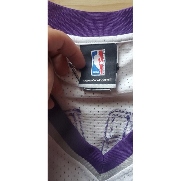 Reebok Authentic Chris Webber Sacramento Kings White Basketball Jersey Mens size - Picture 5 of 9